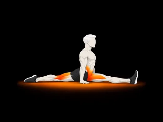 Front Split illustration