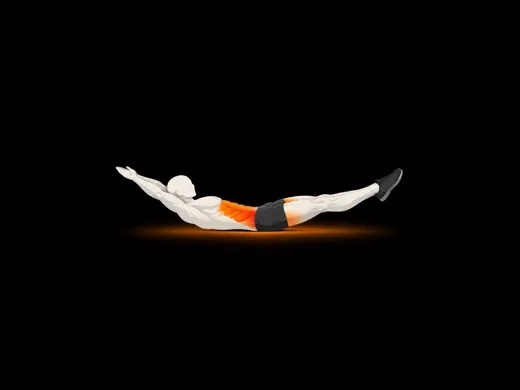 Hollow Body Hold illustration